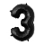 Globo Numero Negro 100cm / 40 Pulgadas - tienda online