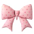 Globo Metalizado Moño con Corazones 38 Pulg - Rosa - comprar online