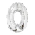 Globo Numero Plateado 80cm / 32 Pulgadas - comprar online