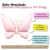 Globo Metalizado Silueta Mariposa 34 Pulg - Rosa Pastel en internet