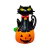 Globo Metalizado Halloween Gato sobre calabaza 15 Pulg - comprar online