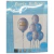 Set Globos 26 Piezas con Frase y Moños - Blanco y Celeste - Festejos 365