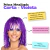 Peluca Metalizada Corta - Violeta en internet