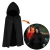 Capa Negra con Capucha Corta 80cm - comprar online