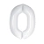 Globo Numero Blanco 80cm / 32 Pulgadas - comprar online