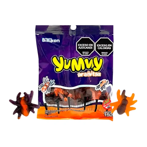 Gomitas Arañas Halloween x150grs