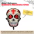 Globo Metalizado Halloween Calavera Mexicana 15 Pulg - Cruz en internet