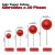 Cake Topper Esferas Gibreadas 20 Piezas - Rojo en internet