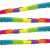 Guirnalda Panal Multicolor 200cm Pack x4 Unid - comprar online