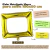 Globo Metalizado Marco para Selfie 100 x 80cm - Dorado - comprar online