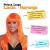Peluca Larga Lacia - Naranja en internet