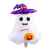 Globo Metalizado Halloween Fantasma 22 Pulg - comprar online