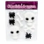 Sticker Pegatina Gel Ventana - Calaveras y arañas - comprar online