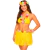 Pollera Hawaiana - Amarillo - comprar online