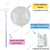 Set Globo Burbuja Cristal Led 45cm - X1 Unid - comprar online