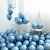 Globo Chrome Yehua 10 Pulg x50 Unid - Celeste