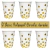 Vaso de Polipapel 266cc x6 Unid - Círculos Dorados - comprar online