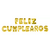Globo Metalizado Set Frase Feliz Cumpleaños en internet