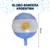 Globo Bandera Argentina Redondo Metalizado 45cm - X1unid - comprar online