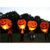 Imagen de Globo Aerostático Grande De Papel Ignifugo x1 Unid - Calabaza