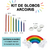 Globos Forma Arcoiris Kit 30 Piezas Para Armar - comprar online