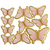 Cake Topper Mariposa Para Armar X10 Unid - comprar online