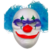 Máscara Plástica Payaso Terror con Pelo
