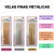 Imagen de Velas Metalizadas Largas Finas Pack X8 Unid - Cumpleaños