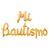 Globo Metalizado Set Frase Cursiva Mi Bautismo - comprar online