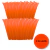 Globos De Cancha Politubos Aplaudidores x20 Unid - Naranja
