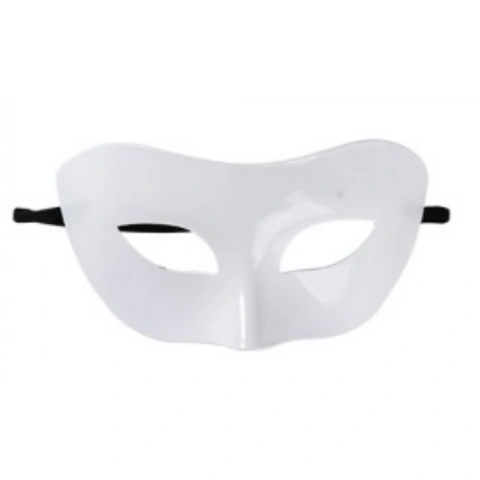 Antifaz Opera Veneciano Liso - Blanco