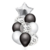 Set de 9 Globos Premium Globox Plateado