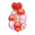 Set de 9 Globos Premium Globox Rojo