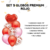 Set de 9 Globos Premium Globox Rojo en internet