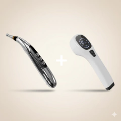 Kit Aparelho De Laserterapia Corporal + Caneta De Acupuntura Eletrônica + 5 Cabeças De Massagem (Brinde) - comprar online