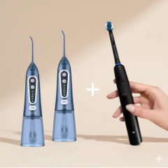 Kit Promocional Irrigador Dental + Escova de Dente Elétrica (Brinde) - comprar online