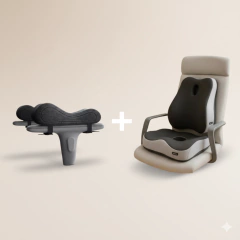 kit Apoio Ergonômico Para Braço + Encosto E Assento Para Apoio Lombar - comprar online