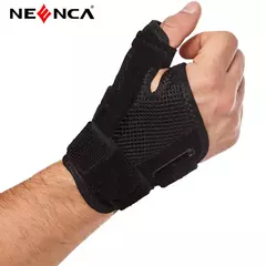 Imagem de uma tala para polegar, utilizada para tratamento da síndrome do túnel do carpo, da marca NEENCA.