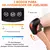 Massageador Elétrico Para Joelhos com três modos: aquecimento, massagem e laser, ilustrado em uso.