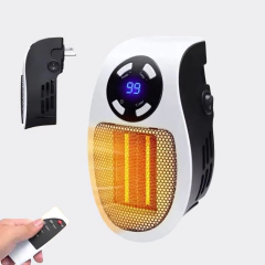 Aquecedor de Ambiente Elétrico Portátil com controle remoto e display digital