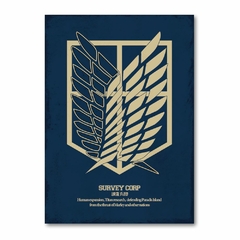 Placa Decorativa Attack on Titan