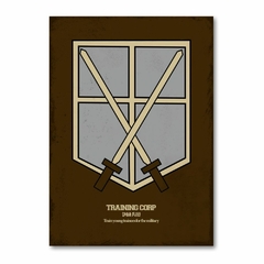 Placa Decorativa Attack on Titan