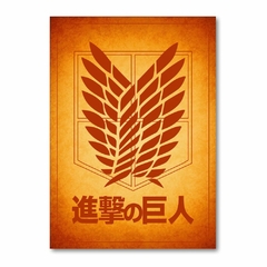 Placa Decorativa Attack on Titan