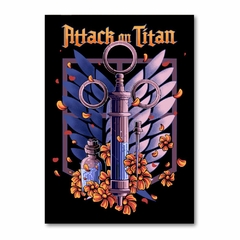 Placa Decorativa Attack on Titan