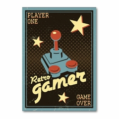 Placa Decorativa Games Retrô