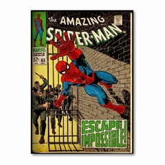 Placa Decorativa HQs Retrô