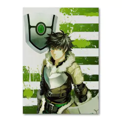 Placa Decorativa Herói do Escudo (Tate No Yuusha)