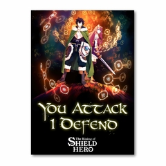 Placa Decorativa Herói do Escudo (Tate No Yuusha)
