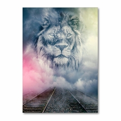 Placa Decorativa Leão