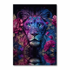 Placa Decorativa Leão